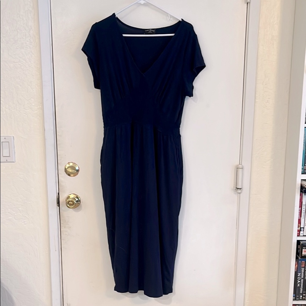 Lane Bryant Deep Blue Midi Dress